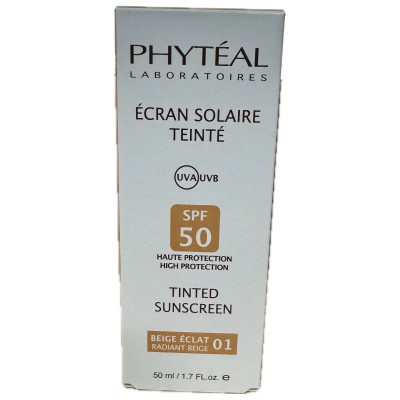 Phytéal ecan solaire teinté beige eclat Phytéal ecan solaire teinté beige eclat