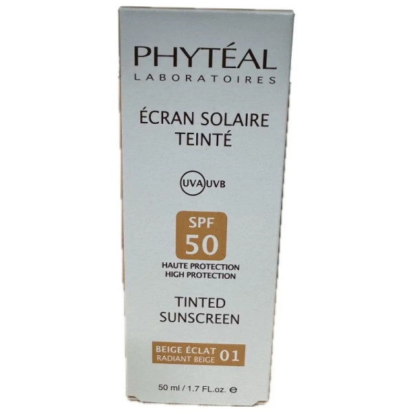Phytéal ecan solaire teinté beige eclat