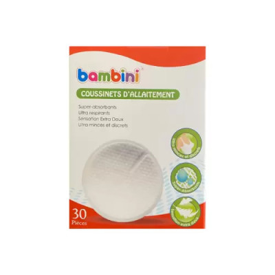 coussinets d'allaitements bambini 30 pieces