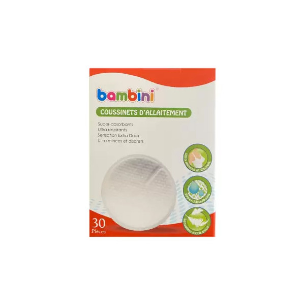 coussinets d'allaitements bambini 30 pieces