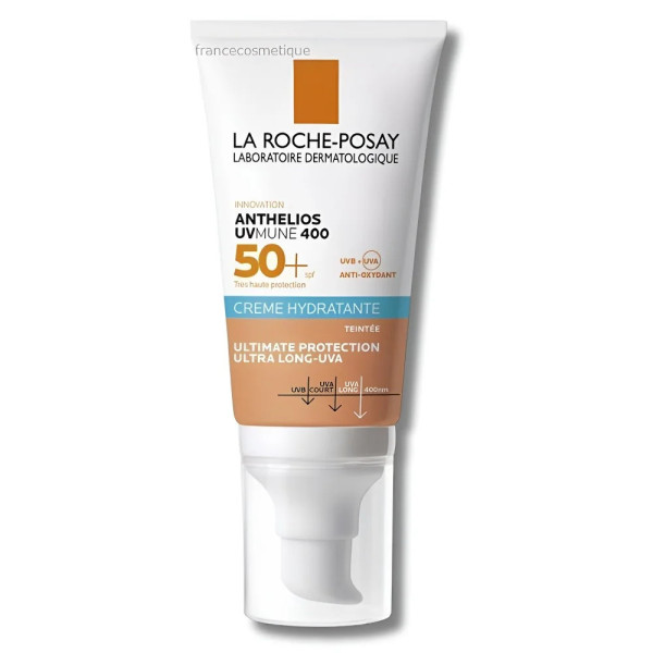 la roche posay  anthélios uvmune 400 (spf50+)crème hydratante teintée