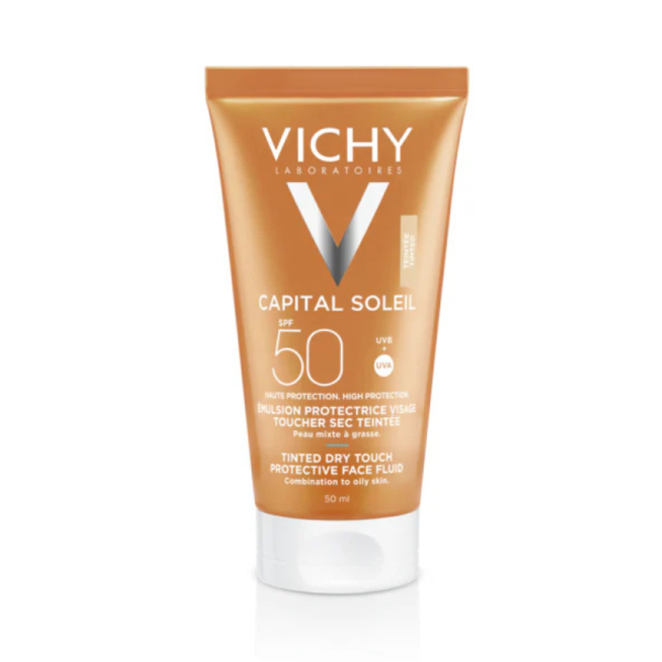 vichy-ideal-soleil-emulsion-toucher-sec-spf-50-50ml teinté