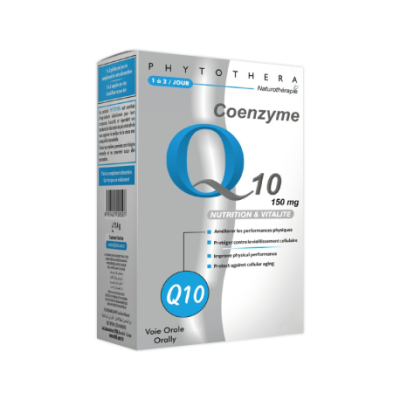 Vital Phytothera Coenzyme Q10 30 Gélules Vital Phytothera Coenzyme Q10 30 Gélules
