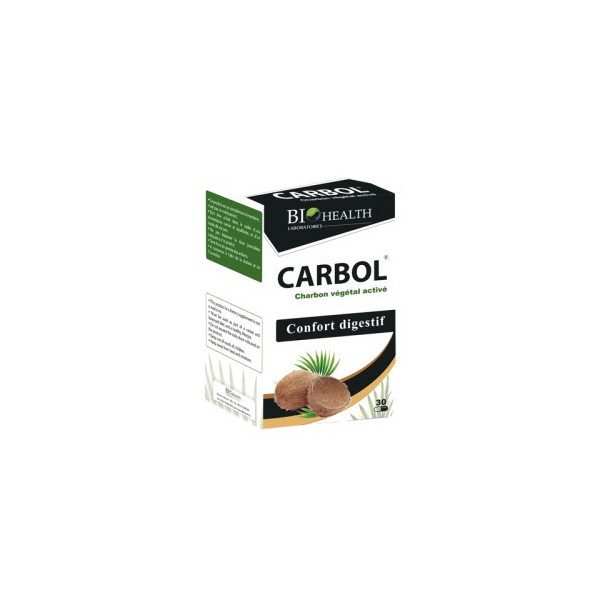Carbol Charbon Vegetal Confort Digestif 30 Gelules