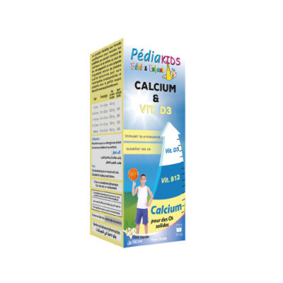 Pédiakids Calcium Et Vit D3 150 Ml Pédiakids Calcium Et Vit D3 150 Ml