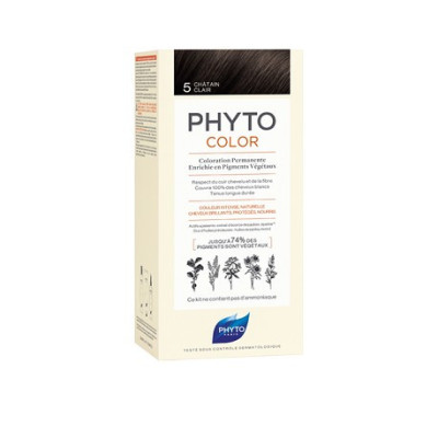 Phyto Phytocolor Couleur Soin 5 Chatain Clair 1 Kit Phyto Phytocolor Couleur Soin 5 Chatain Clair 1 Kit