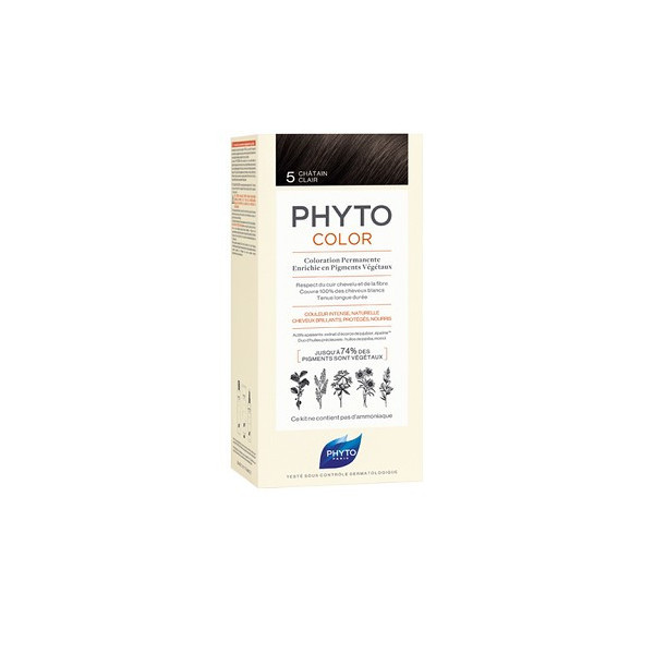 Phyto Phytocolor Couleur Soin 5 Chatain Clair 1 Kit