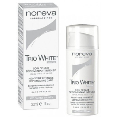 Noreva Trio White Soin De Nuit Dépigmentant 30 Ml Noreva Trio White Soin De Nuit Dépigmentant 30 Ml