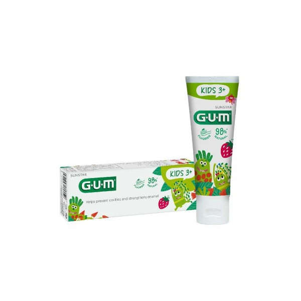 Gum Dentifrice Kids 3 Ans +  50 Ml