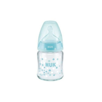 Nuk Biberon En Verre First Choice 0-6 Mois, 120Ml