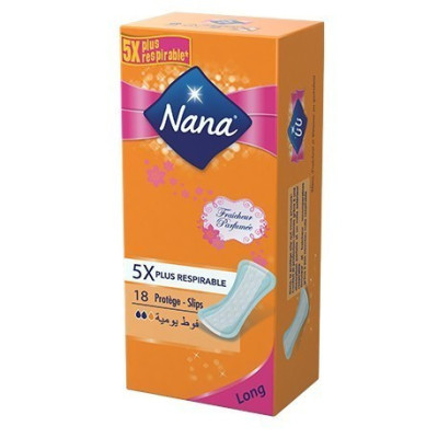 Nana Protège-Slips Longue Fraîcheur 18 Unités Nana Protège-Slips Longue Fraîcheur 18 Unités