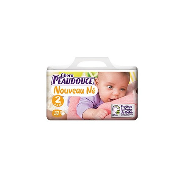 Peaudouce Confort 3-6 Kg Nouveau Né Taille 2 32 Unités