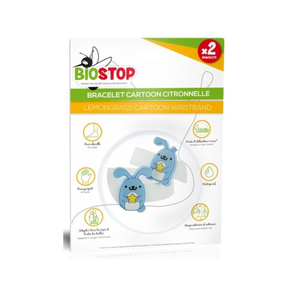 Biostop Bracelet Citronnelle X2