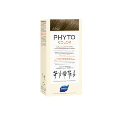 Phyto Phytocolor Couleur Soin 8 Blond Clair 1 Kit Phyto Phytocolor Couleur Soin 8 Blond Clair 1 Kit