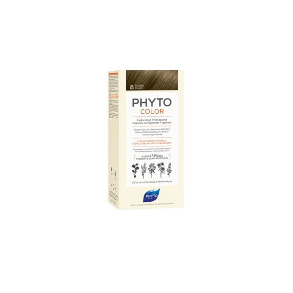 Phyto Phytocolor Couleur Soin 8 Blond Clair 1 Kit