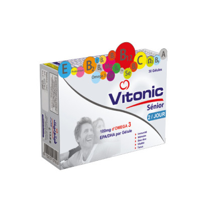 Vitonic Senior 30 Gélules Vitonic Senior 30 Gélules