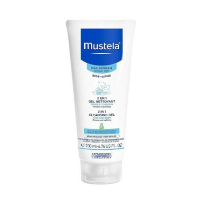 Mustela Gel Nettoyant Cheveux Et Corps 2 En 1, 200Ml Mustela Gel Nettoyant Cheveux Et Corps 2 En 1, 200Ml
