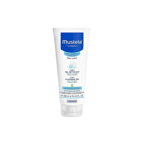 Mustela Gel Nettoyant Cheveux Et Corps 2 En 1, 200Ml