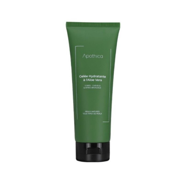 Apothica Gelée Hydratante À L'Aloe Vera Corps-Cheveux& Aprés Bronzage 200Ml