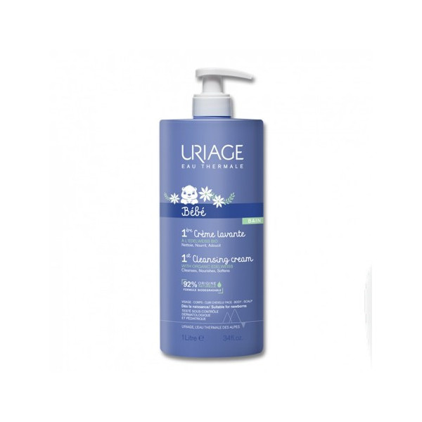 Uriage Bébé 1Ère Crème Lavante, 500Ml