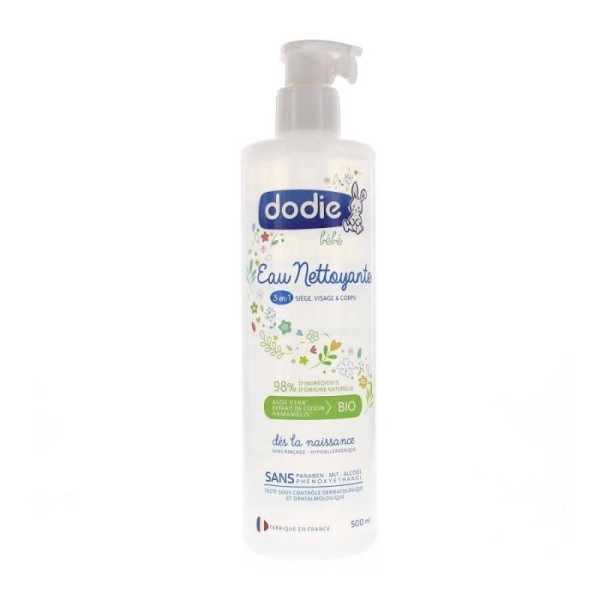 Dodie Eau Nettoyante Bebe 3En1 500Ml