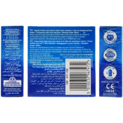 Préservatif Durex Extra Safe X3 Préservatif Durex Extra Safe X3