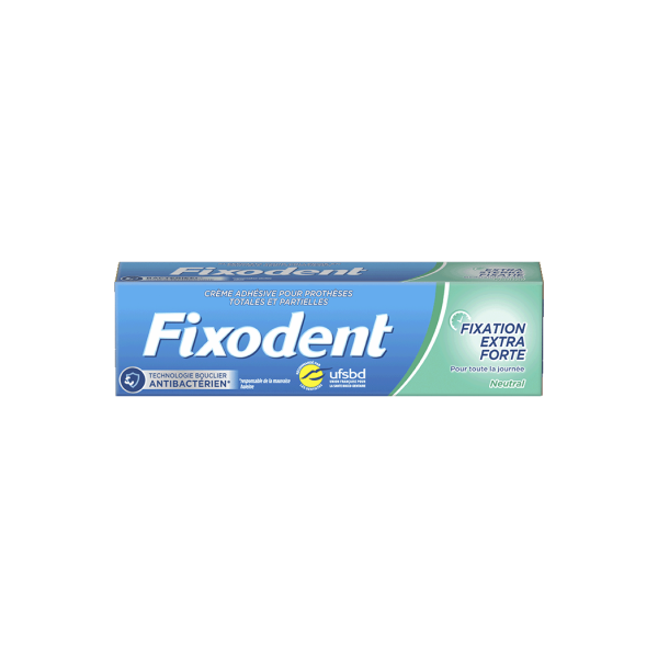 Fixodent Neutral Crème Adhésive Pour Prothèses Dentaires
