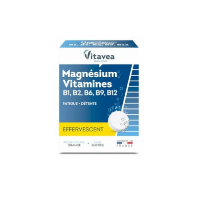 Vitavea Magnesium B1 B2 B6 B9 B12 Effervescent 24 Comprimes Vitavea Magnesium B1 B2 B6 B9 B12 Effervescent 24 Comprimes