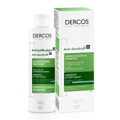Vichy Dercos Anti-Pelliculaire Shampooing Traitant Cheveux Normaux A Gras 200Ml Vichy Dercos Anti-Pelliculaire Shampooing Traitant Cheveux Normaux A Gras 200Ml