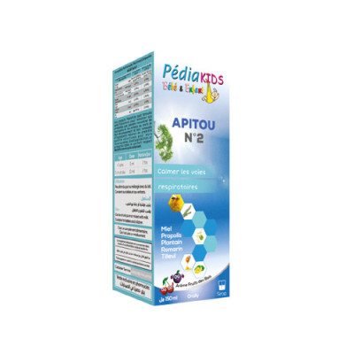 Pediakids Apitou N°2 Toux Sèche 150 Ml Pediakids Apitou N°2 Toux Sèche 150 Ml