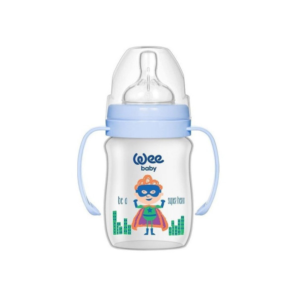 Wee Baby Biberon Avec Anses En Plastique 150Ml