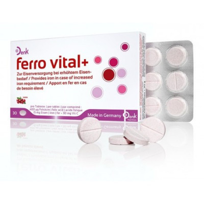 Denk Pharma Ferro Vital+ Denk 30 Comprimés Denk Pharma Ferro Vital+ Denk 30 Comprimés