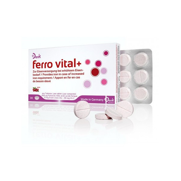 Denk Pharma Ferro Vital+ Denk 30 Comprimés