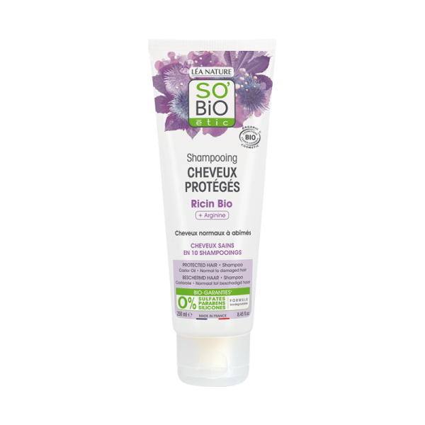 So Bio Shampooing Cheveux Protégés Ricin 250 Ml