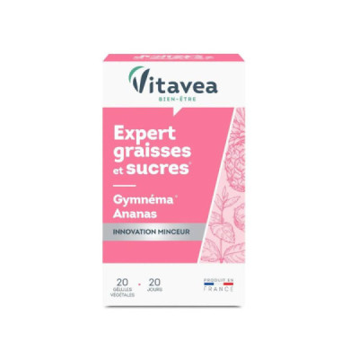 Vitavea Bien-Être Expert Graisses Et Sucres 20 Gélules Vitavea Bien-Être Expert Graisses Et Sucres 20 Gélules