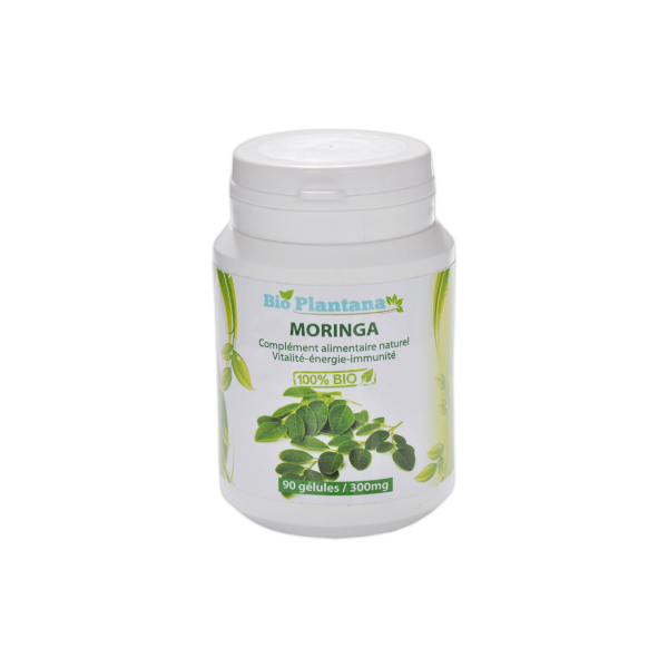 Bio Plantana Moringa 100% Bio 90 Gélules