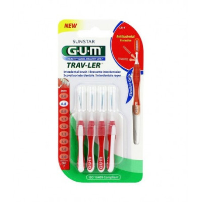 Gum Brossette Travler Cylindrique 0 8 Mm (1314) Gum Brossette Travler Cylindrique 0 8 Mm (1314)