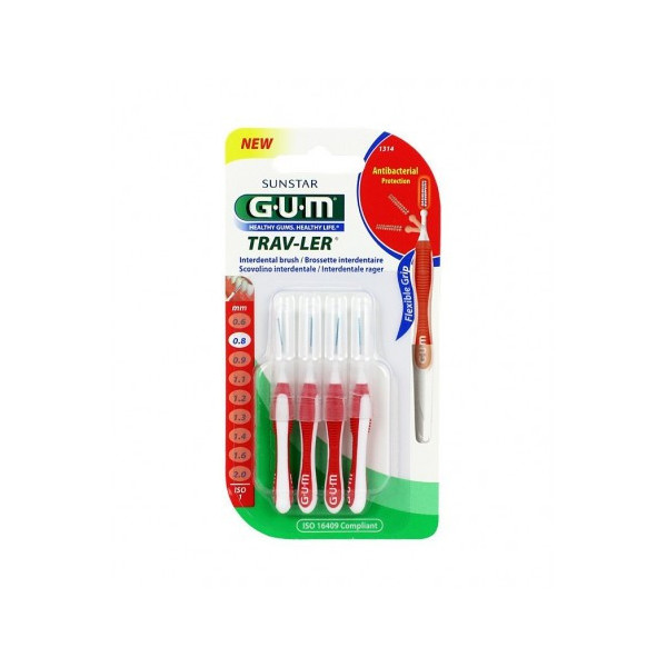 Gum Brossette Travler Cylindrique 0 8 Mm (1314)