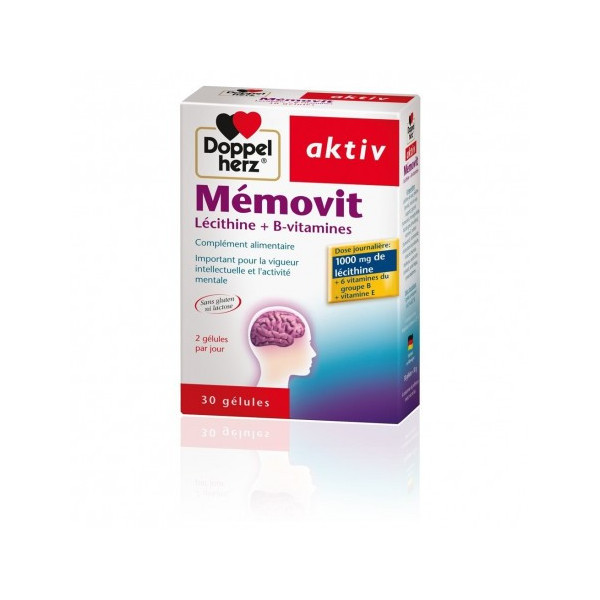 Aktiv Memovit Lécithine + B-Vitamines 30 Gélules