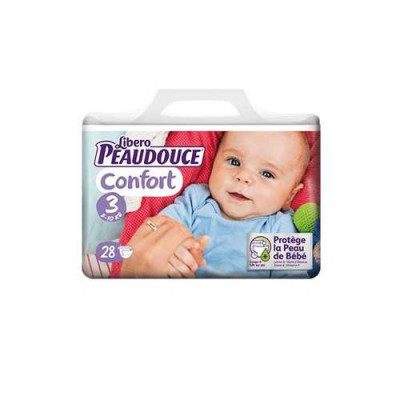 Peaudouce Confort 5-10Kg Taille 3, 28 Unites Peaudouce Confort 5-10Kg Taille 3, 28 Unites