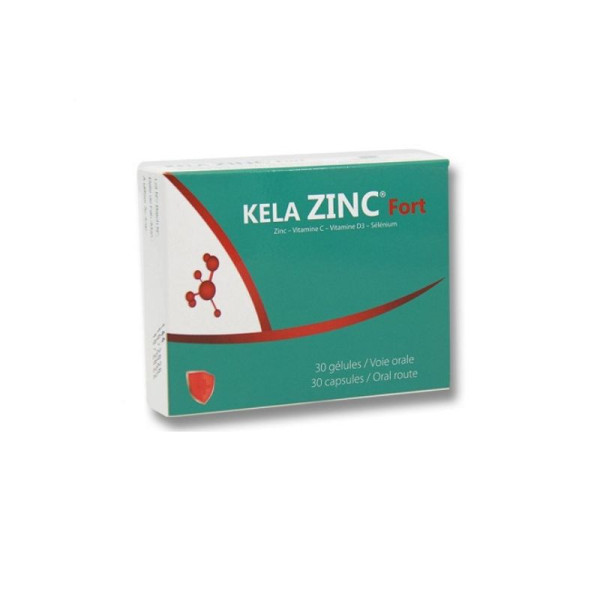 Kela Zinc Fort 30 Gélules