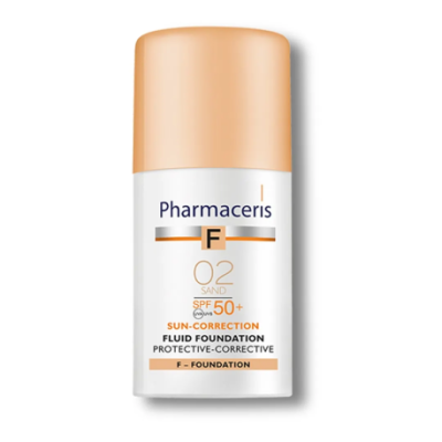 Pharmaceris F Fond De Teint Spf 50+ Sand 02 , 30Ml Pharmaceris F Fond De Teint Spf 50+ Sand 02 , 30Ml