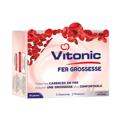 Vital Vitonic Fer Grossesse 30 Gélules Vital Vitonic Fer Grossesse 30 Gélules