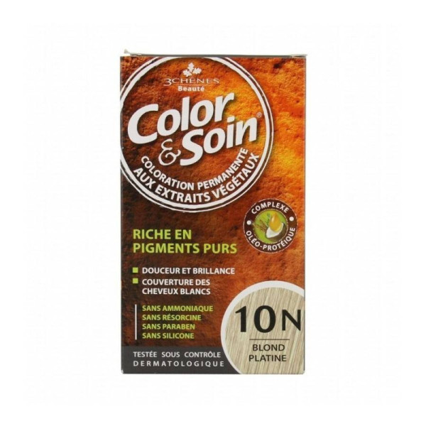 3 Chenes Color & Soin 10N Blond Platine