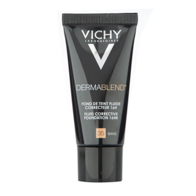 Vichy Dermablend Fond De Teint Fluide Sand N°35 Vichy Dermablend Fond De Teint Fluide Sand N°35