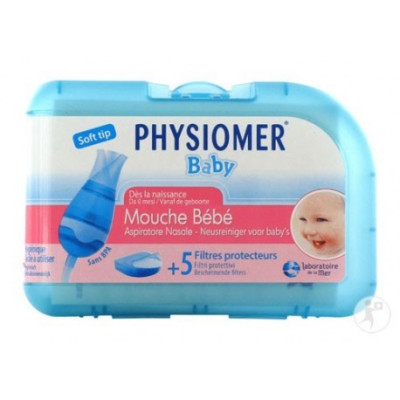 Physiomer Mouche Bébé Avec Embout Et 5 Filtres Jetables Physiomer Mouche Bébé Avec Embout Et 5 Filtres Jetables