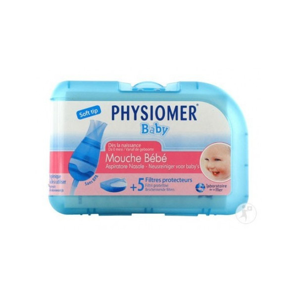 Physiomer Mouche Bébé Avec Embout Et 5 Filtres Jetables