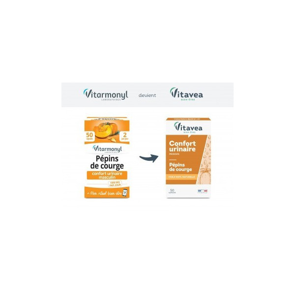 Vitavea Vitarmonyl Pépins De Courge 60 Capsules