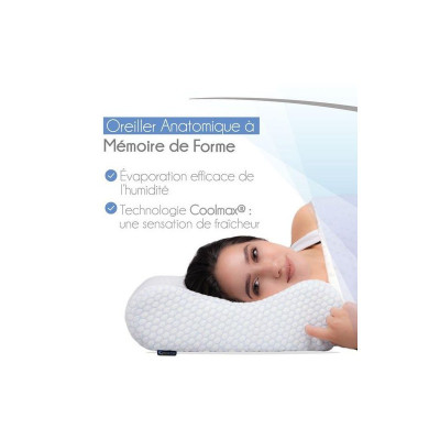 OREILLER à mémoire de forme ORTHOMED OREILLER à mémoire de forme ORTHOMED