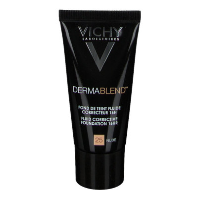 Vichy Dermablend Fond De Teint Fluide Nude N°25 Vichy Dermablend Fond De Teint Fluide Nude N°25